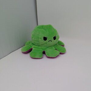Teeturtle Original Reversible Octopus Plushie Mood Green & Purple  (PA01